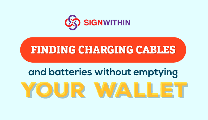 Finding Charging Cables and Batteries without Emptying Your Wallet
