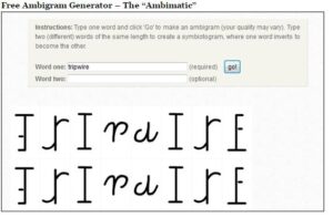 free ambigram generator app