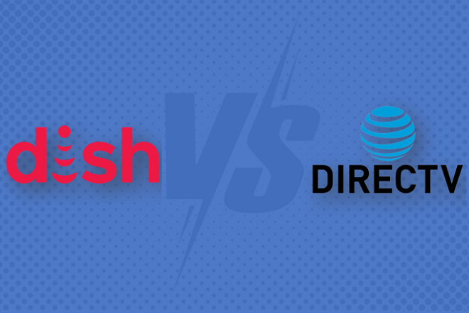compare directv to dish network packages