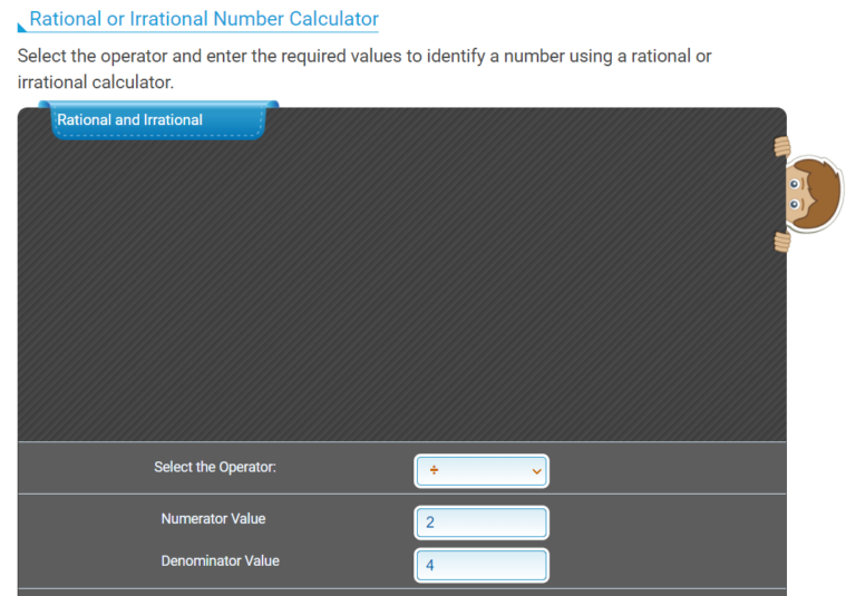 rational and irrational number calculator