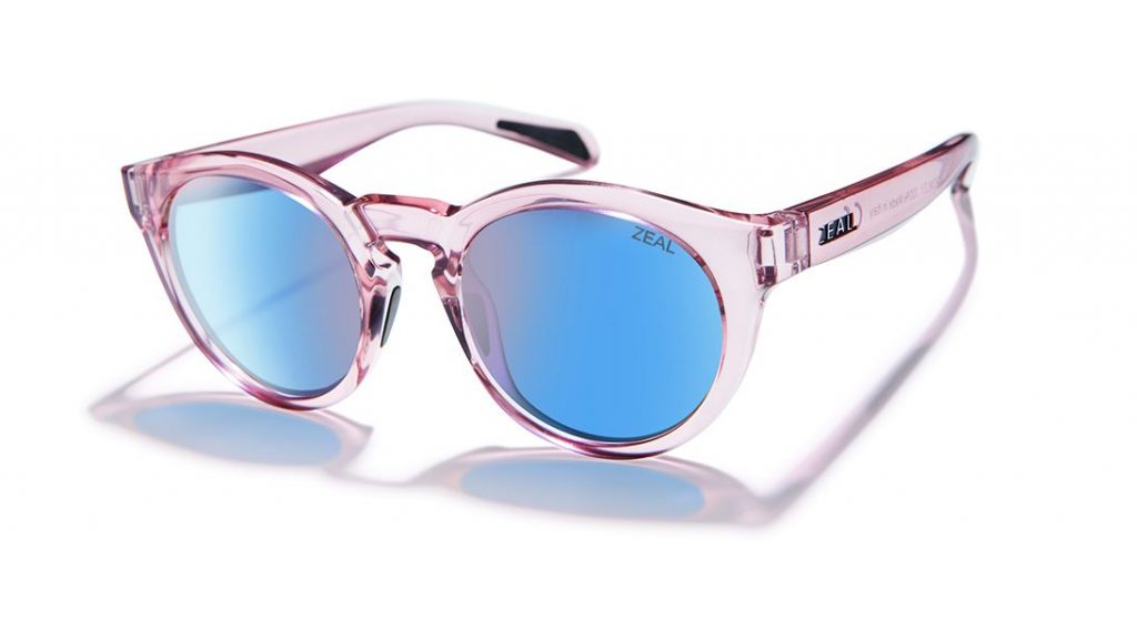 transparent round polarized sunglasses